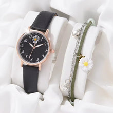 Load image into Gallery viewer, New Watch for Women Dress Romantic Bracelet Wristwatch Fashion Ladies Leather Quartz Watch Clock Women Montre Femme