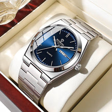 Load image into Gallery viewer, Watches for Man Light Luxury Brand Stainless Steel Double Calendar Waterproof Male Business Leisure Fashion Quartz Clock Watch