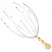 Load image into Gallery viewer, 1PC Octopus Head Massager Stainless Steel Engraved Head Relaxer Brain Massage Claw Scalp Scratcher Itch Reliever Random Color