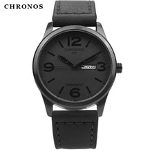 Load image into Gallery viewer, CHRONOS Top Brand Luxury Watch JAPAN MOVT Men&#39;S Watch Men Watch Date Week Leather Clock Saat Relogio Masculino Zegarek Meski
