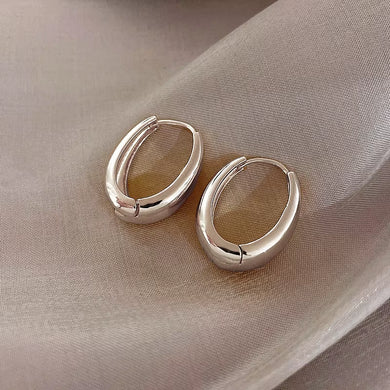 2024 Trendy Vintage Metal Drop Hoop Earrings for Women - Classic Party and Wedding Jewelry Gift