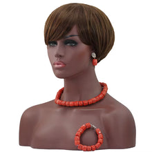 Load image into Gallery viewer, Wonderfu Birthday Gift Natural Coral Beads Necklace Set African Coral Necklace Jewelry Set Cheap Beads ABL534
