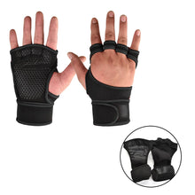 Load image into Gallery viewer, 1 Pairs Weightlifting Training Gloves for Men Women Fitness Sports Body Building Gymnastics Gym Hand Wrist Palm Protector Gloves
