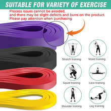 Load image into Gallery viewer, Resistance Band Set Pull up Assistance Bands Stretch Band Resistance Heavy Workout Exercise for Physical Therapy Home Workouts
