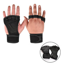 Load image into Gallery viewer, 1 Pairs Weightlifting Training Gloves for Men Women Fitness Sports Body Building Gymnastics Gym Hand Wrist Palm Protector Gloves
