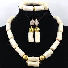 Load image into Gallery viewer, Wonderfu Birthday Gift Natural Coral Beads Necklace Set African Coral Necklace Jewelry Set Cheap Beads ABL534
