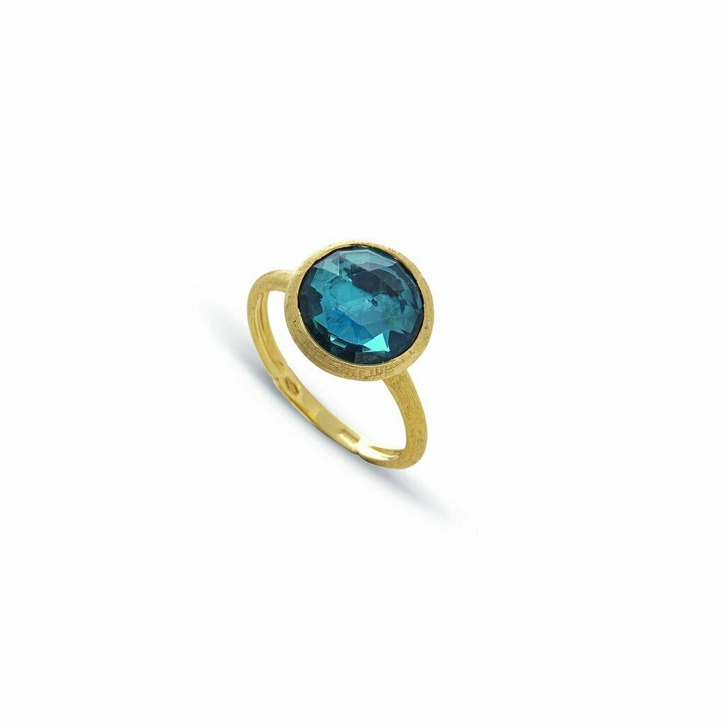 AB586-TP01 Marco Bicego / Jaipur / anello / oro giallo e topazio blue